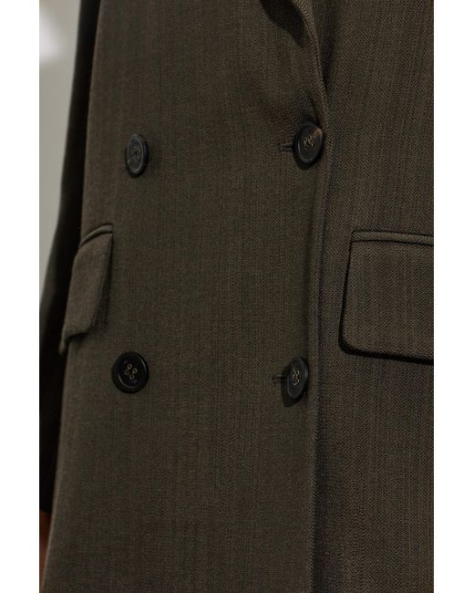 Golden Goose Deluxe Brand Green Double Breasted Blazer