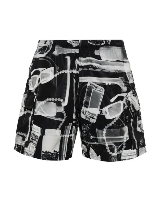 Off-White c/o Virgil Abloh Black Beachwear for men