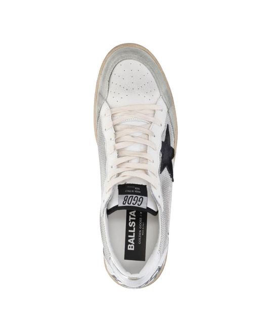 Golden Goose Deluxe Brand White Ball Star Low-Top Sneakers for men