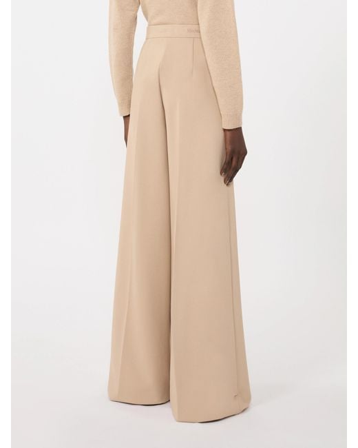 Max Mara Natural High-Waisted Casual Pants