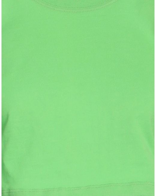 Jacquemus Green Solid Color Crop Tops