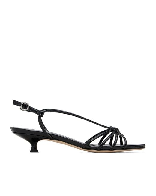 Aeyde Black Amara Buckle Fastened Sandals