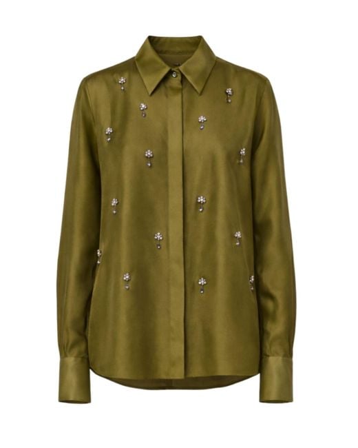 Max Mara Green Long Sleeve Shirt