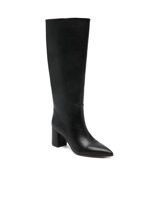 Twinset Black High Leather Boots
