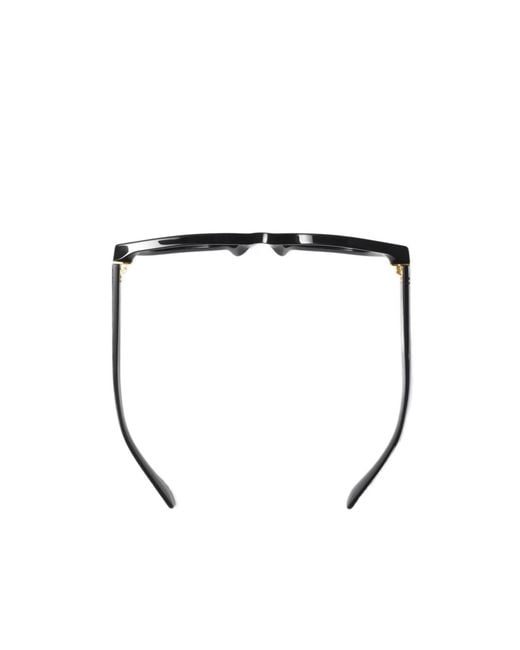 Burberry Gray Inlaid Check Square Sunglasses