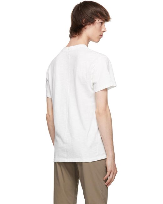 Rag & Bone White Logo Short-Sleeved T-Shirt for men