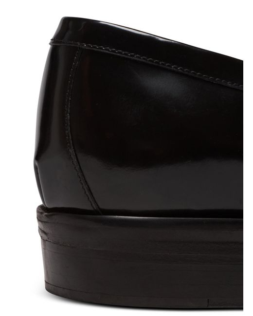 Balmain Black Sync Glazed Loafers for men