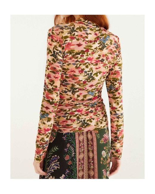 Farm Rio Multicolor Long Sleeve Top