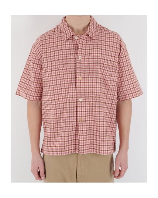 sunflower Red Camicia A Quadri for men