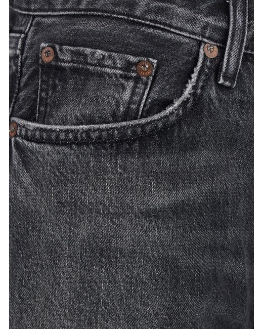 Agolde Gray Lana Straight-Leg Jeans