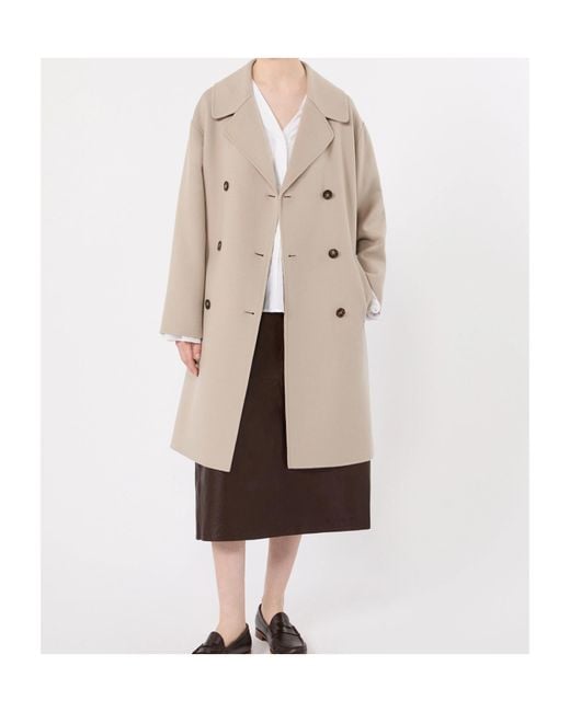 Max Mara Natural S Magnolia Double-Breasted Coat