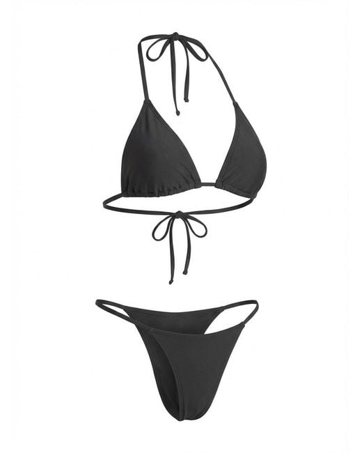 Gucci White Interlocking G Jersey Bikini