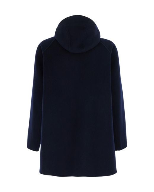 Aspesi Blue Long-Sleeved Coat for men