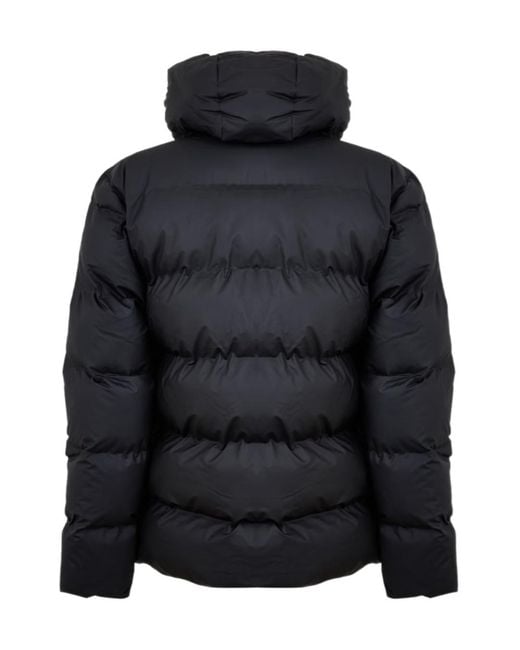 Rains Black Alta Puffer for men