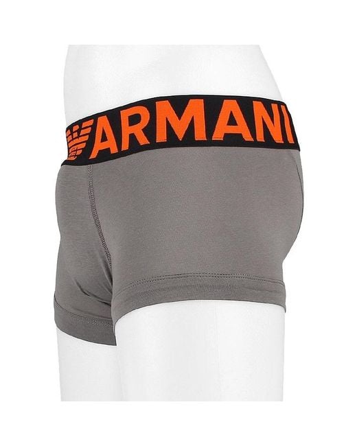 Emporio Armani Gray Logo Underwear for men