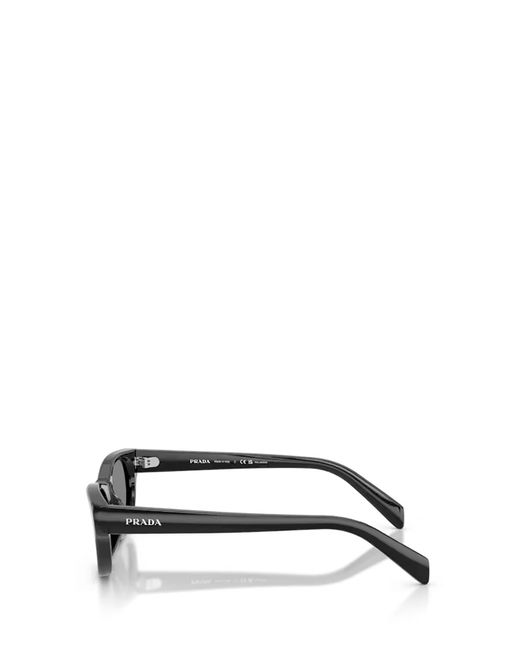 Prada White Eyewear Oval Frame Sunglasses for men