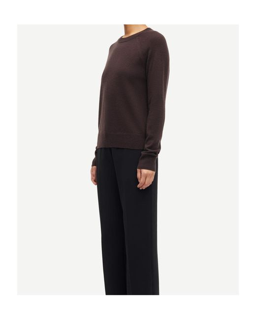 Samsøe & Samsøe Brown Boston O-Neck 6304 for men