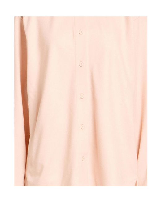 Max Mara Pink Solid Colour Shirts