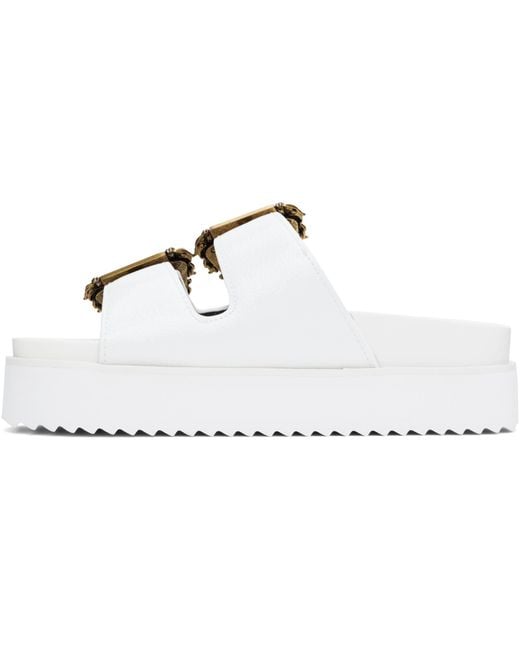 Versace Jeans Multicolor Couture Buckled Platform Sandals