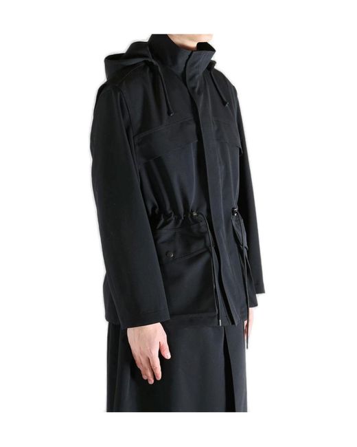 Auralee Black Max Over Vest for men