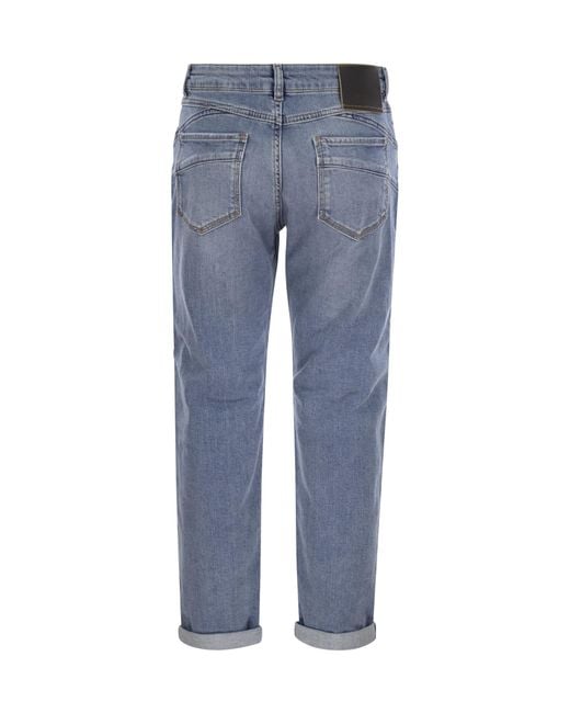 Sportmax Blue Navata Boyfriend Jeans