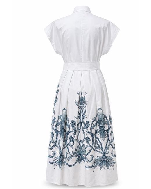 Eleventy Blue Short Sleeve Dress