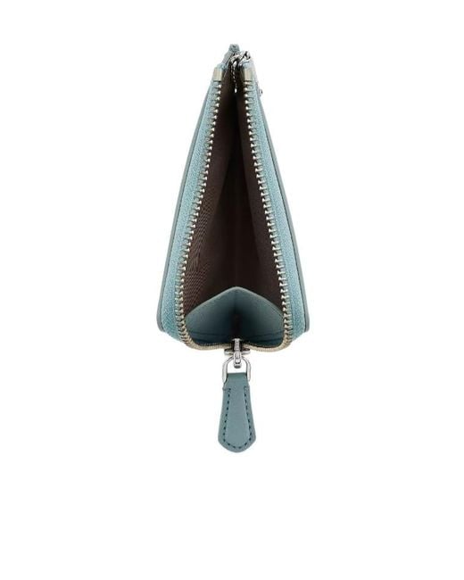 Marc Jacobs Blue The Everyday Top Zip Wallet