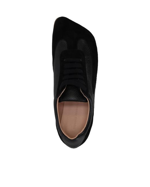 Niccolò Pasqualetti Black Lace-Up Low-Top Sneakers