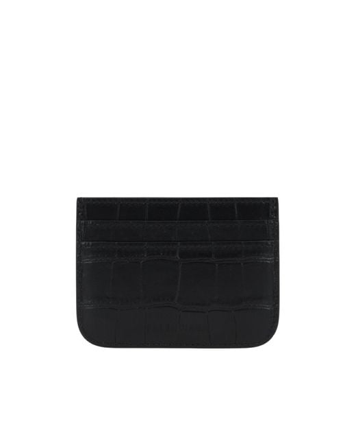 Balenciaga Black Le Cagole Embossed Cardholder