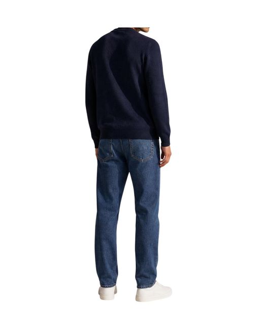 ARMANI EXCHANGE Blue Crew-Neck Sweater for men