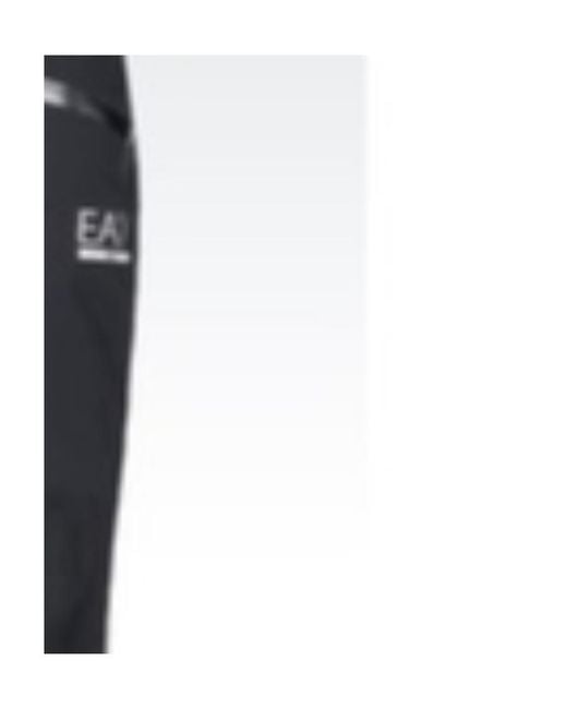 EA7 Black Straight Casual Pants