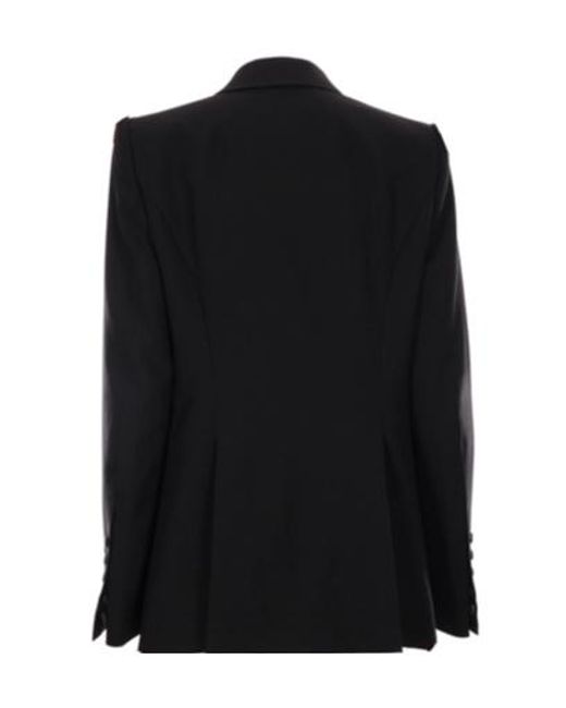 Rick Owens Black Double-Breasted Jacket