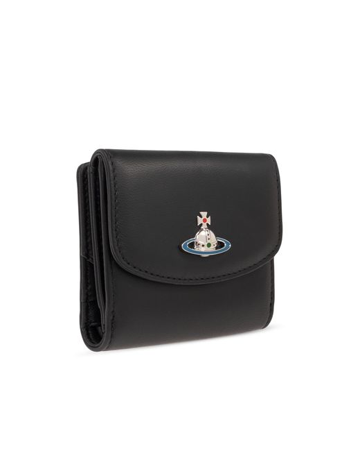 Vivienne Westwood Black Logo Wallet