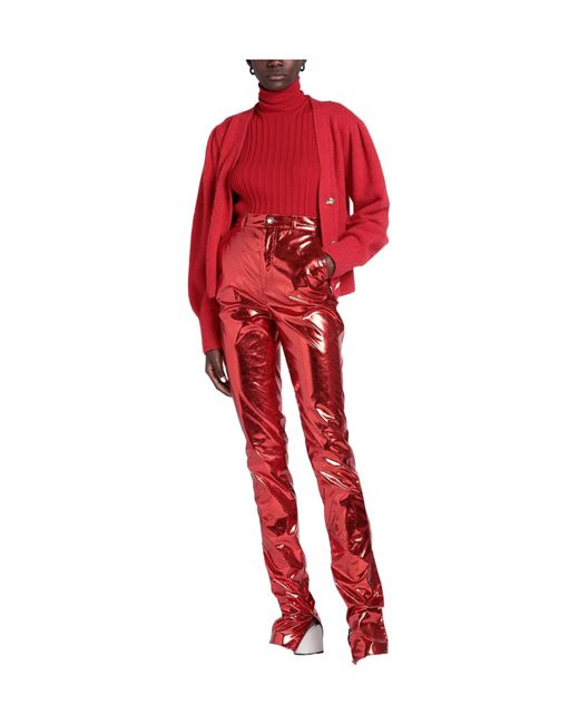 Dolce & Gabbana Metallic Flared Trousers