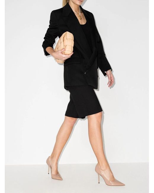 Jimmy Choo Pink Love 100 Pointed Toe Pumps