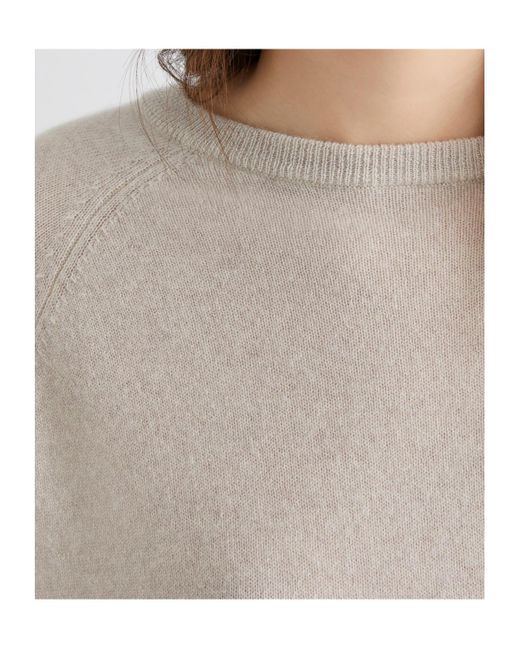 Marella White Pure Cashmere Sweater