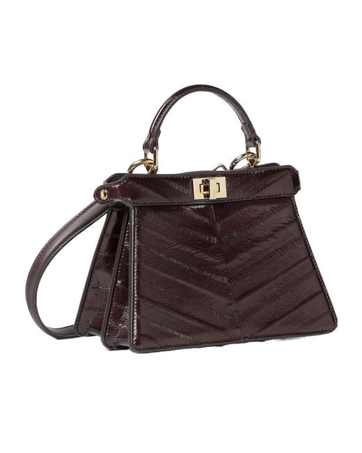 Fendi Brown Peekaboo Iseeu Petite Tote Bag
