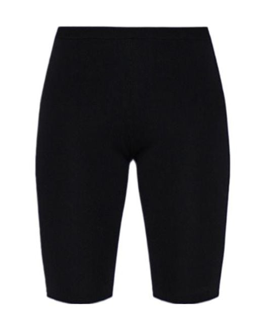 Entire studios Black Ribbed Shorts for men