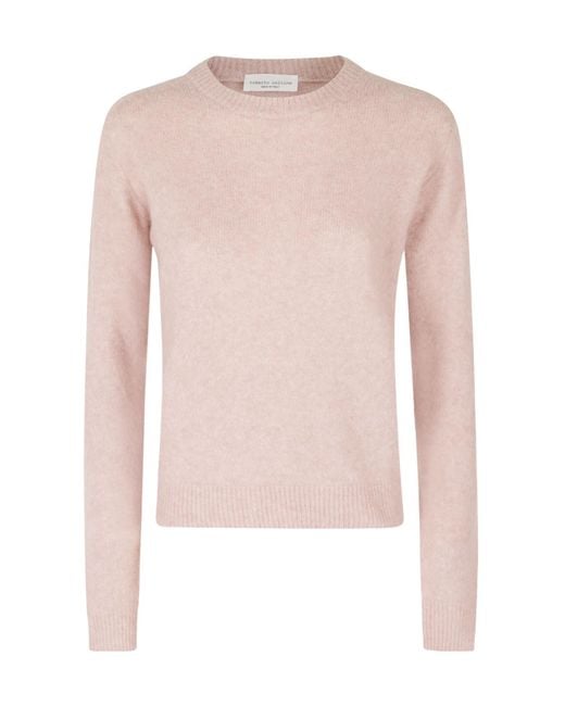 Roberto Collina Pink Crew-Neck Sweater