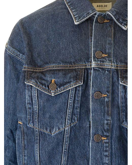 Agolde Blue Stefano Denim Jacket for men