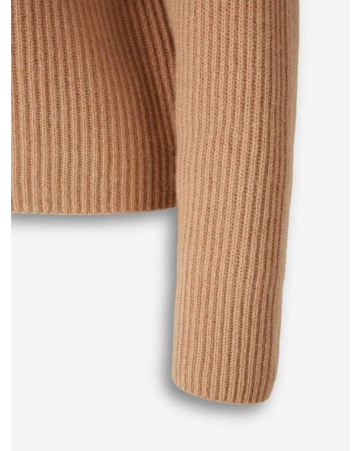 Jonathan Simkhai Brown Ribbed Pullover Knitwear
