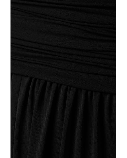 Michael Kors Black Elastic Neck-Hanging Jumpsuit