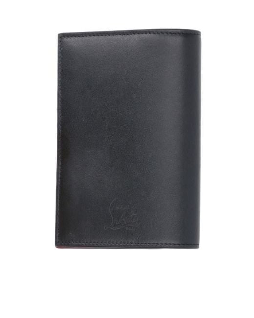 Christian Louboutin Gray Trifold Card Wallet for men
