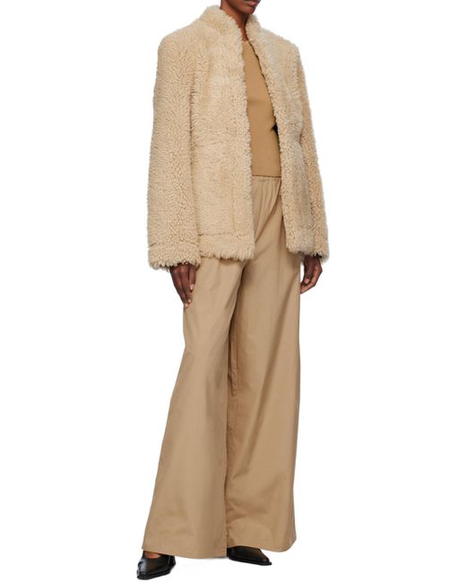 Totême Natural Totême Cinched Long Sleeved Jacket