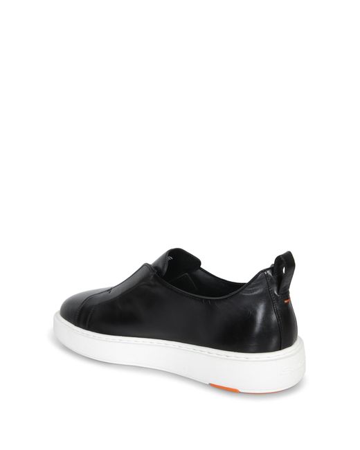 Santoni Black Sneakers for men