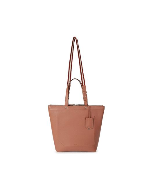 Bally Red Logo Handbag