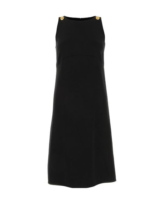 Givenchy Black Crewneck Sleeveless Dress