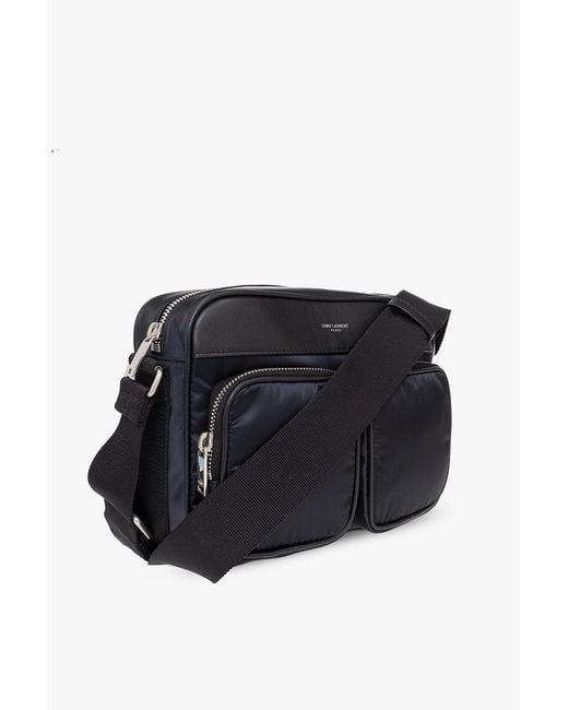 Saint Laurent Black City Zip-Up Camera Bag for men