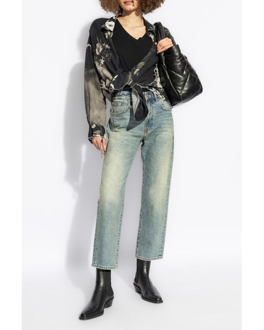 R13 Blue Belt-Loop Jeans