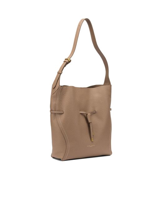Gianni Chiarini White Drawstring Shoulder Bag